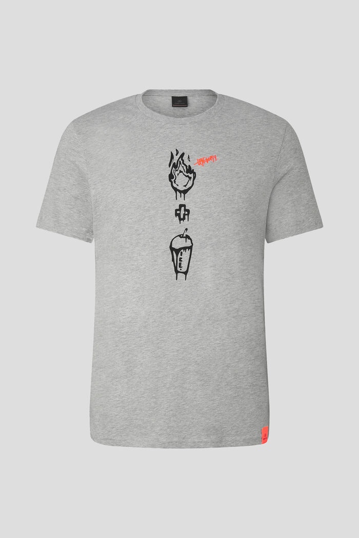 Vito T-shirt in Gray melange - 1