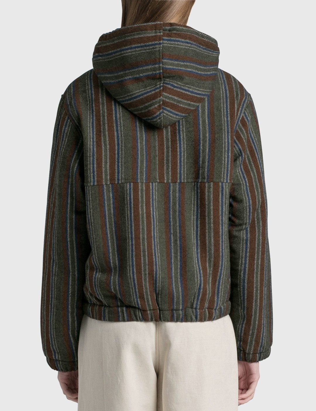 WOOL STRIPE WORK JACKET - 3