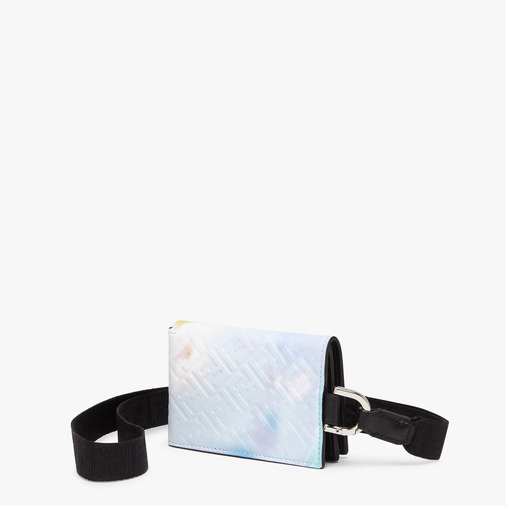 Light blue leather card holder - 2