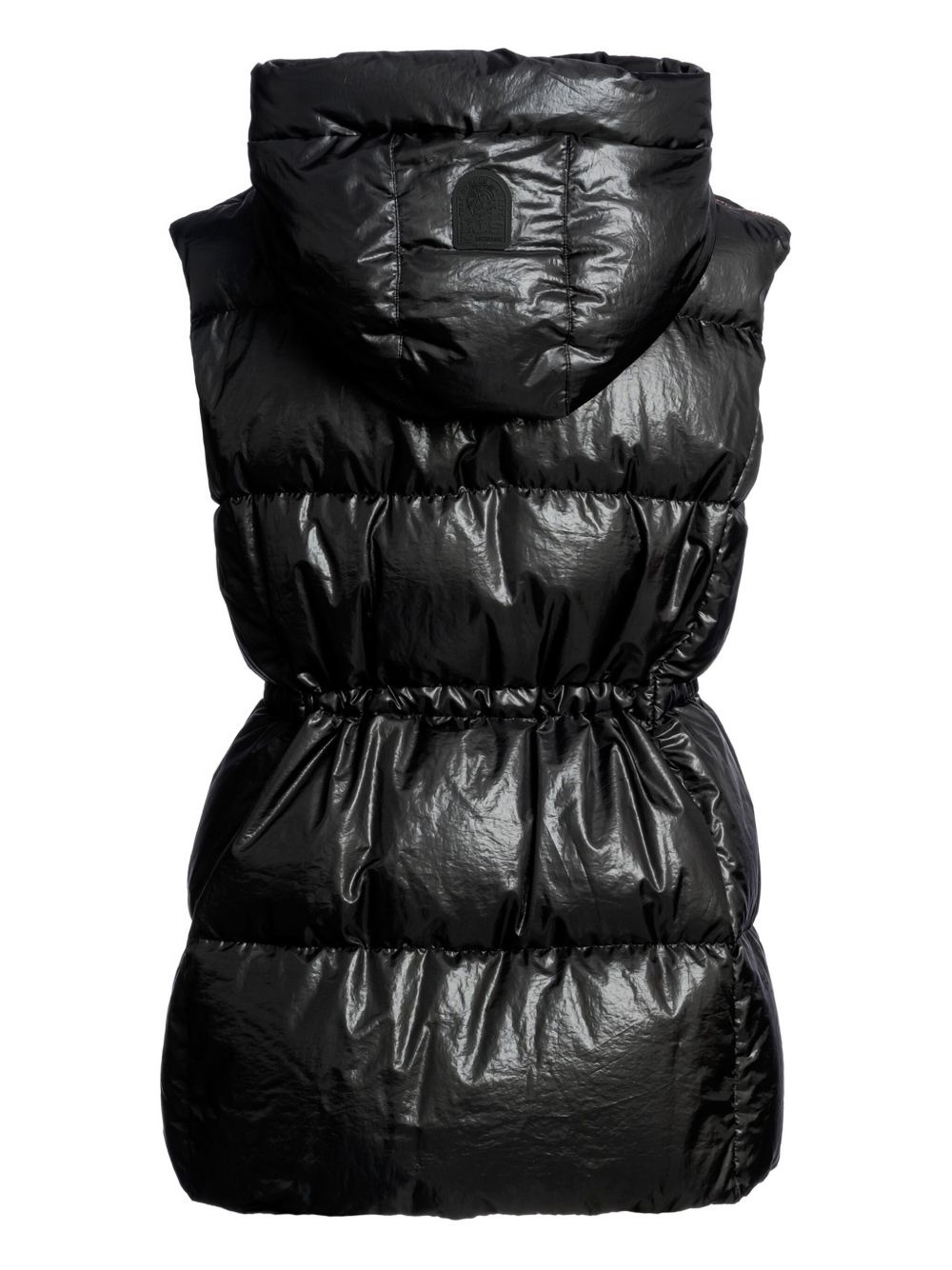 hooded quilted vest - 3