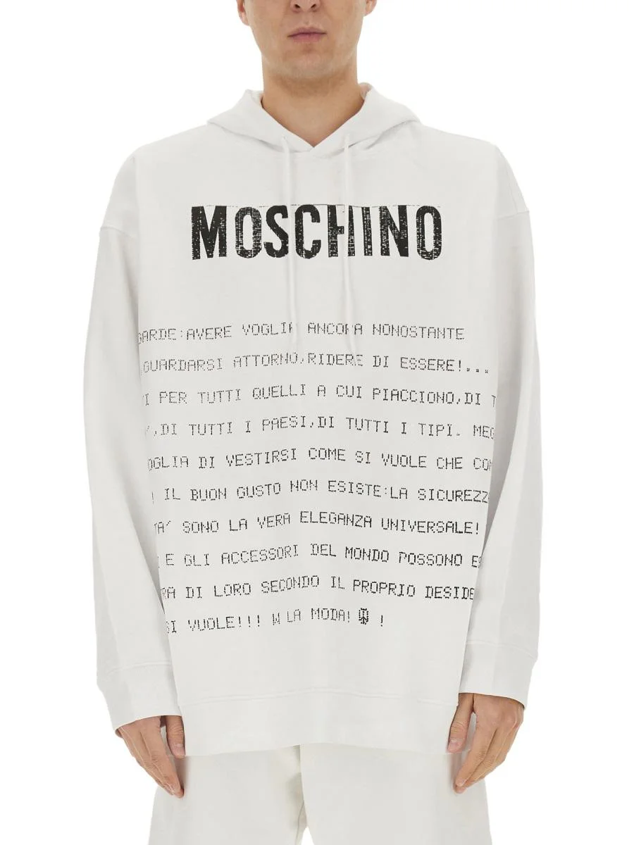 Moschino "Archive Message" Hoodie - 1