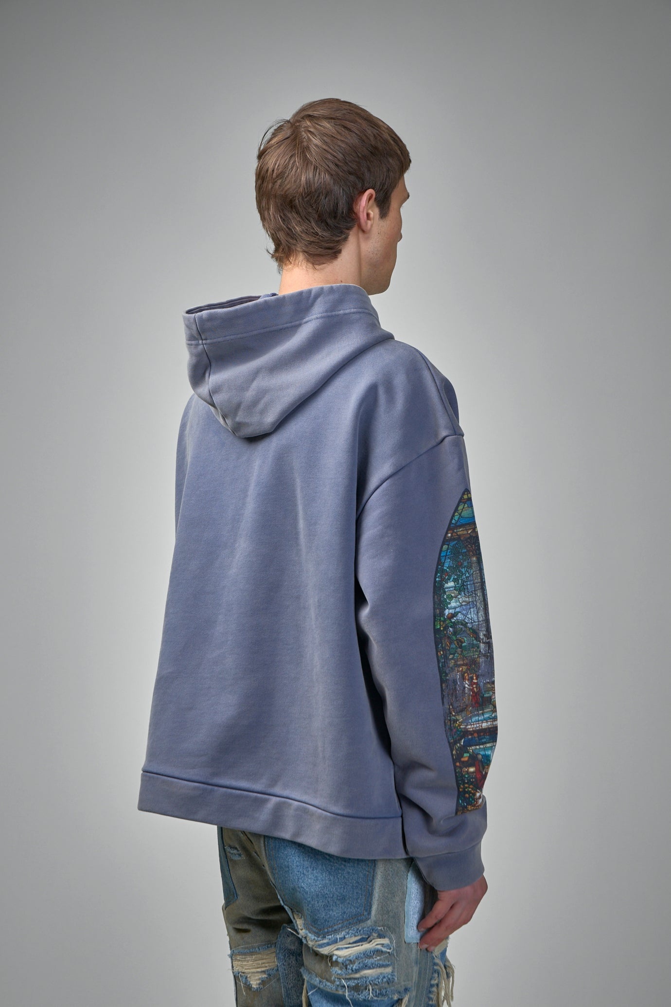 Apparent Hooded Pullover - 3