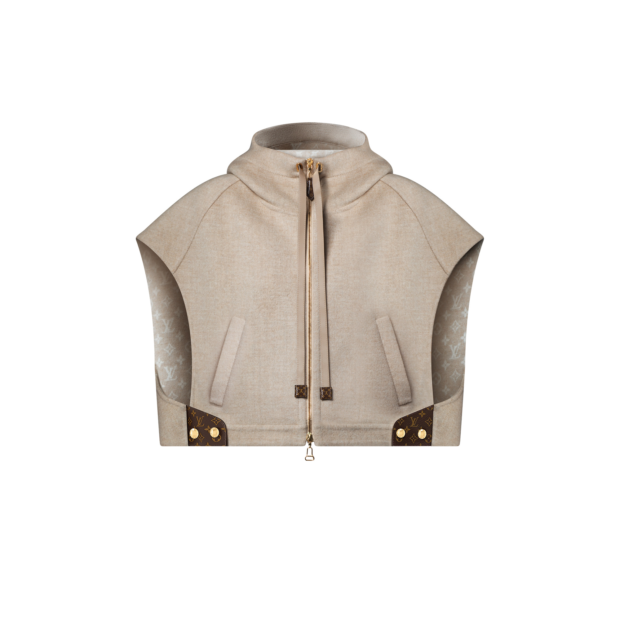 Double Face Open-Arm Jacket - 1
