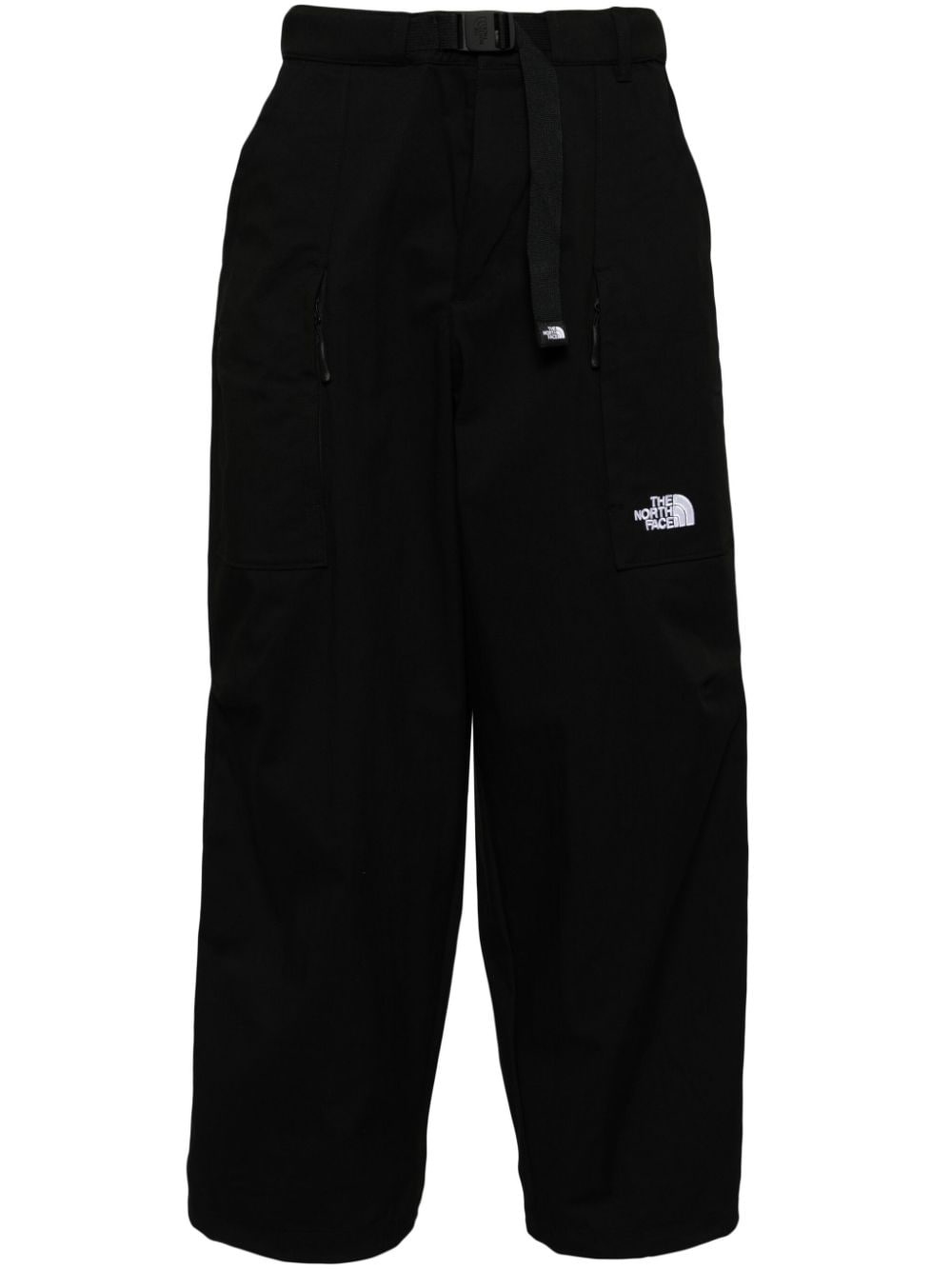 logo-embroidered trousers - 1