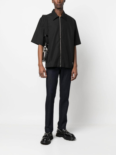 Givenchy zip-up cotton shirt outlook