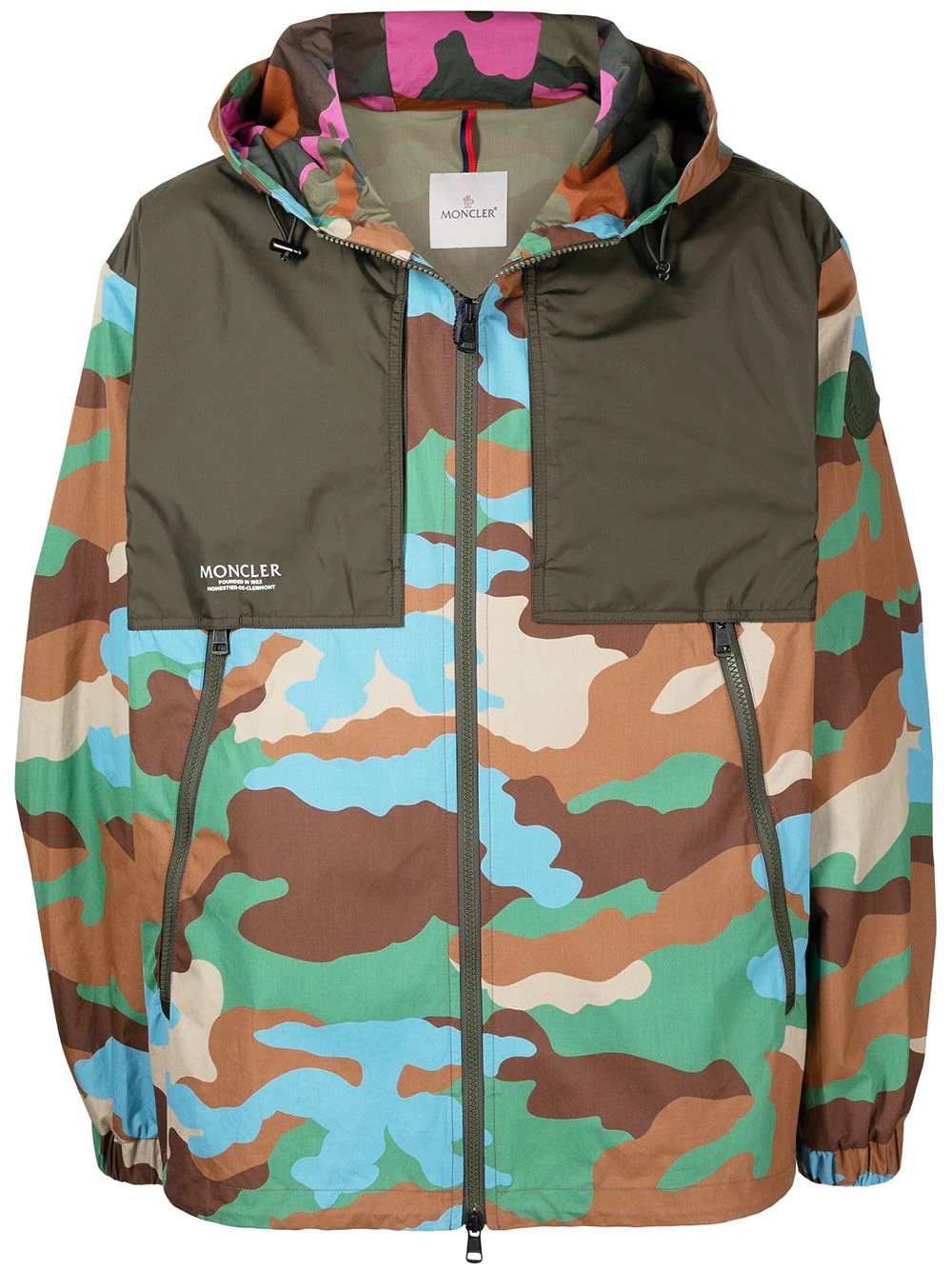 Kounde camouflage windbreaker jacket - 1