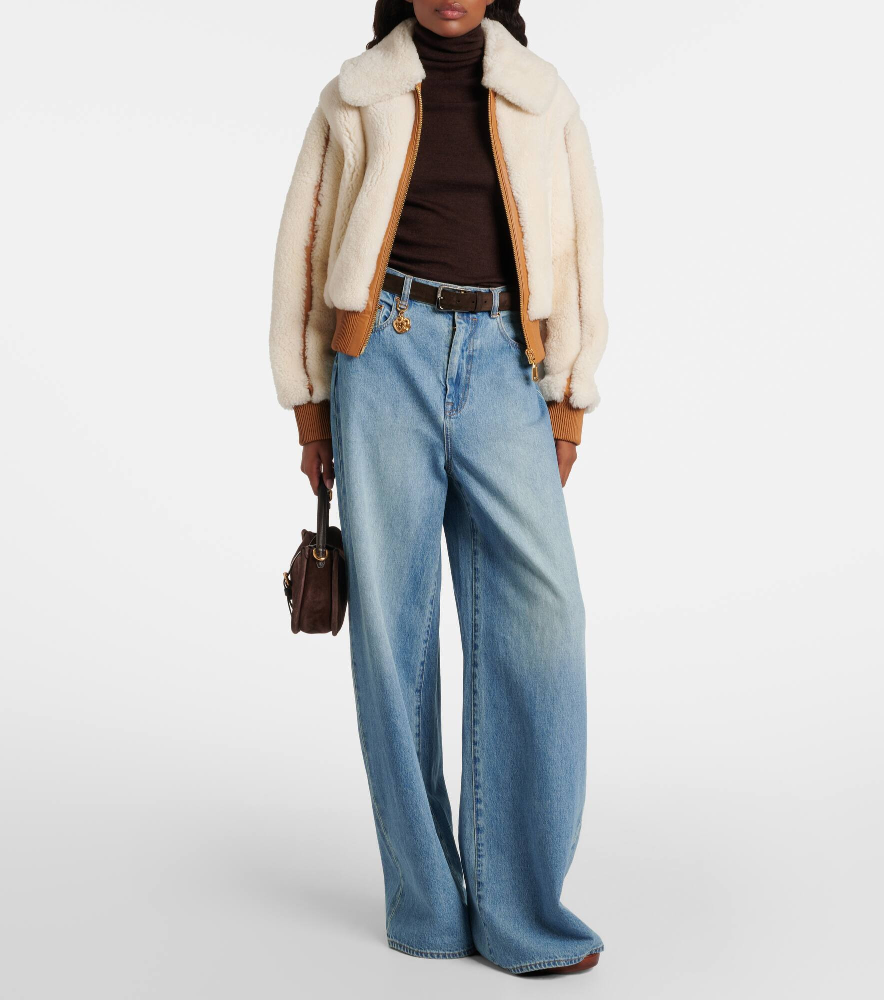 Story shearling bomber jacket - 2
