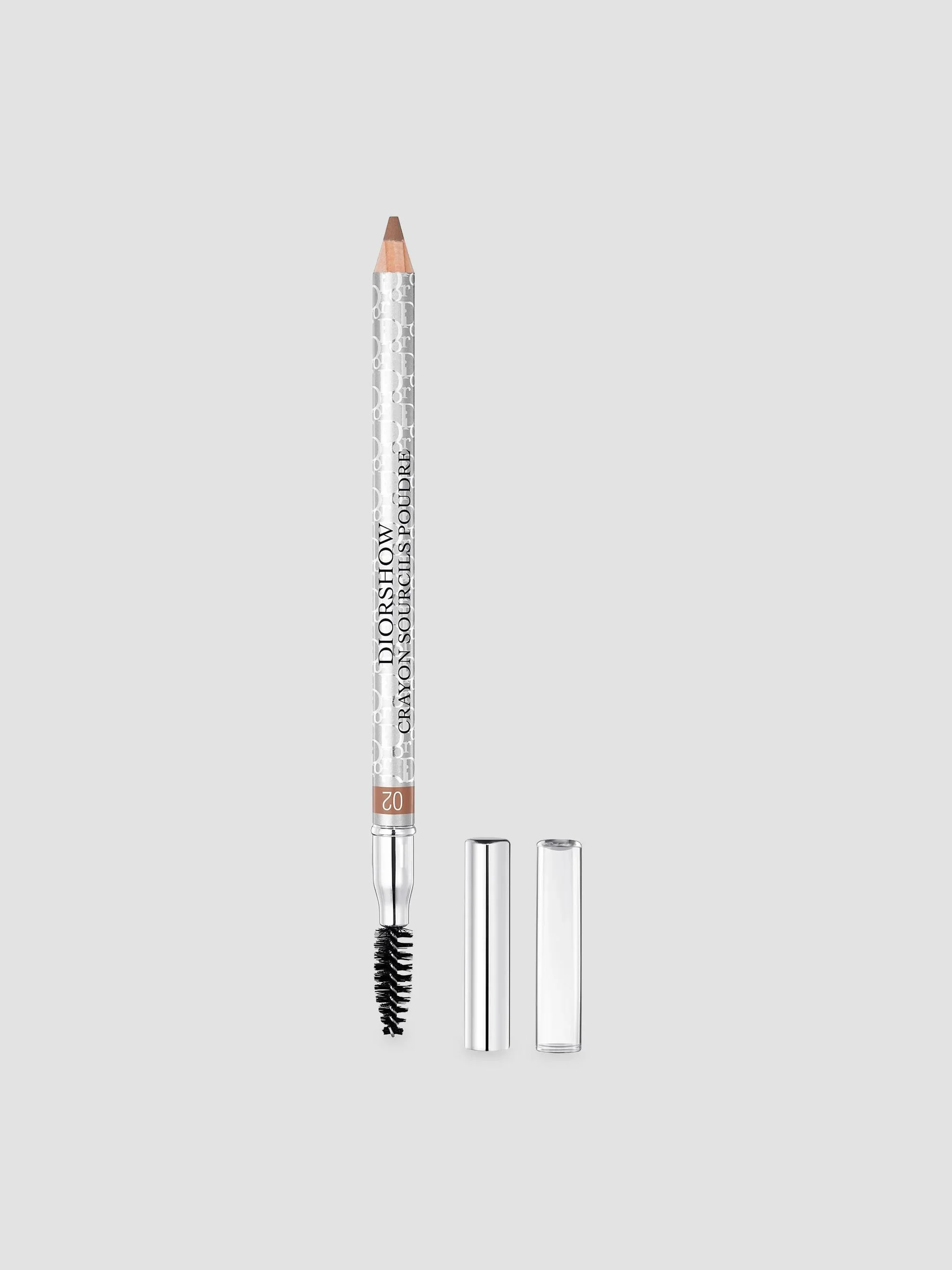 Women's Waterproof Eyebrow Pencil With Built-In Brush & Sharpener - 02 Chestnut - 1