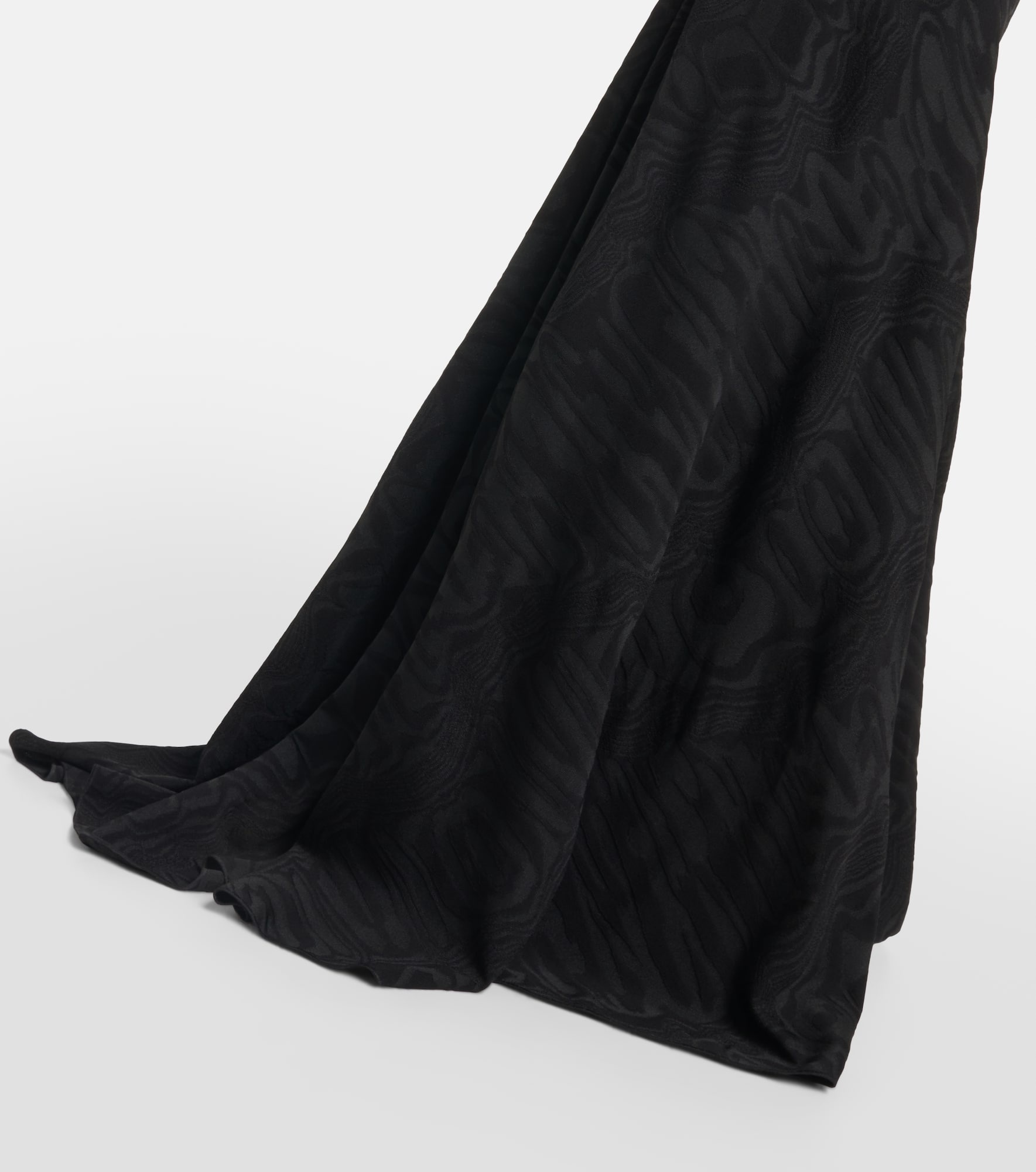 Patterned turtleneck gown - 5