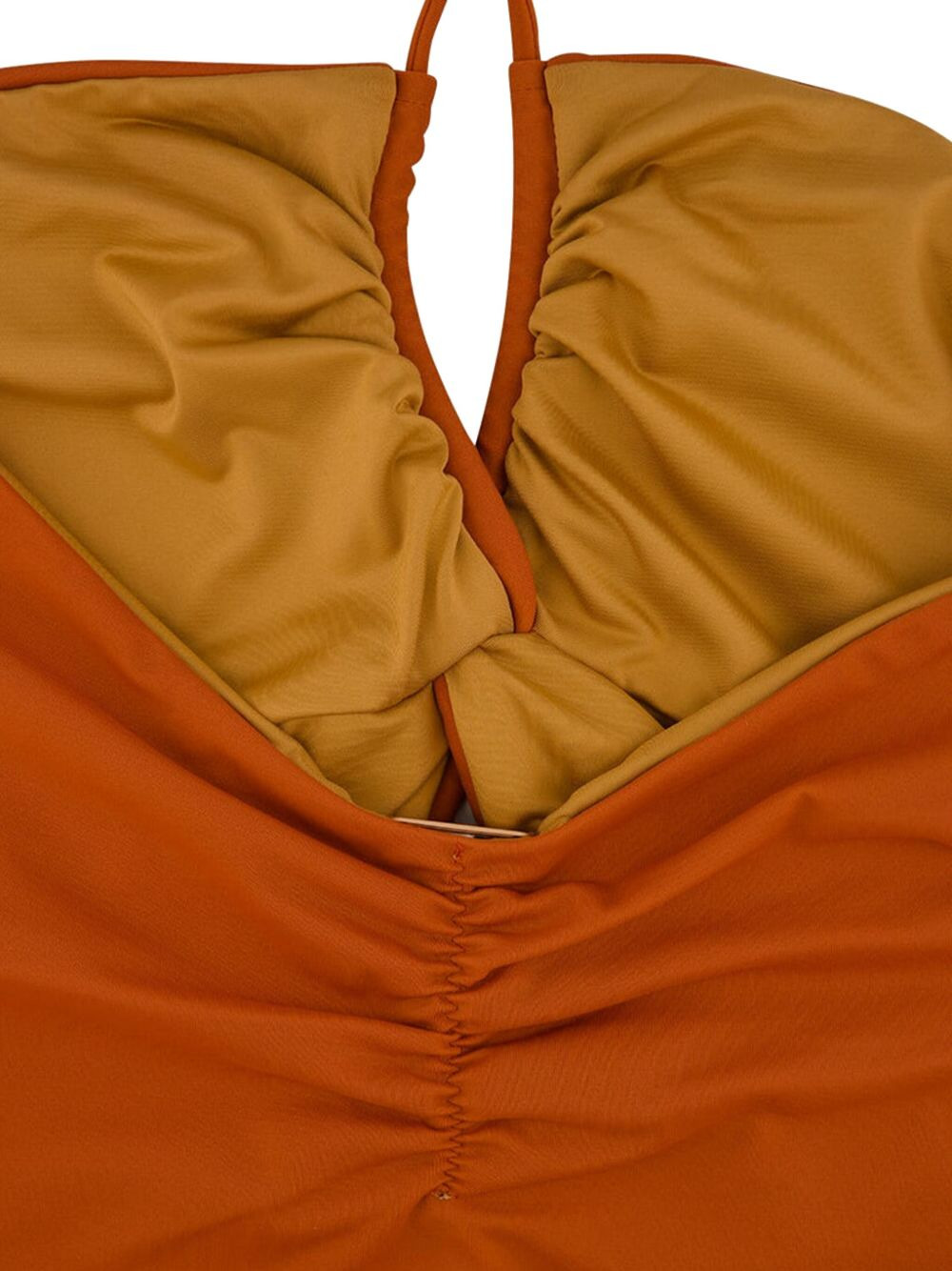 halterneck keyhole swimsuit - 4
