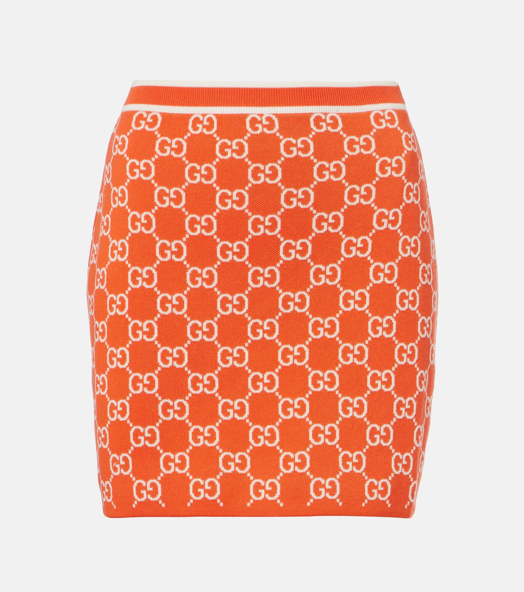 GG cotton jacquard miniskirt - 1