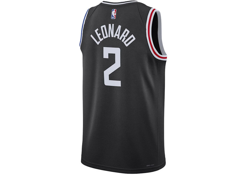 Nike Nike NBA LA Clippers Kawhi Leonard Dri-FIT Jersey Black outlook