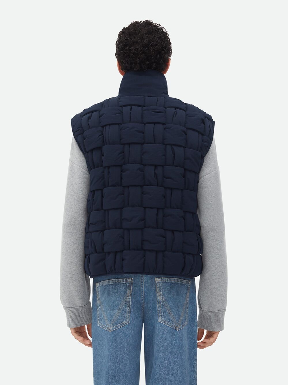 Tech nylon intrecciato gilet - 2