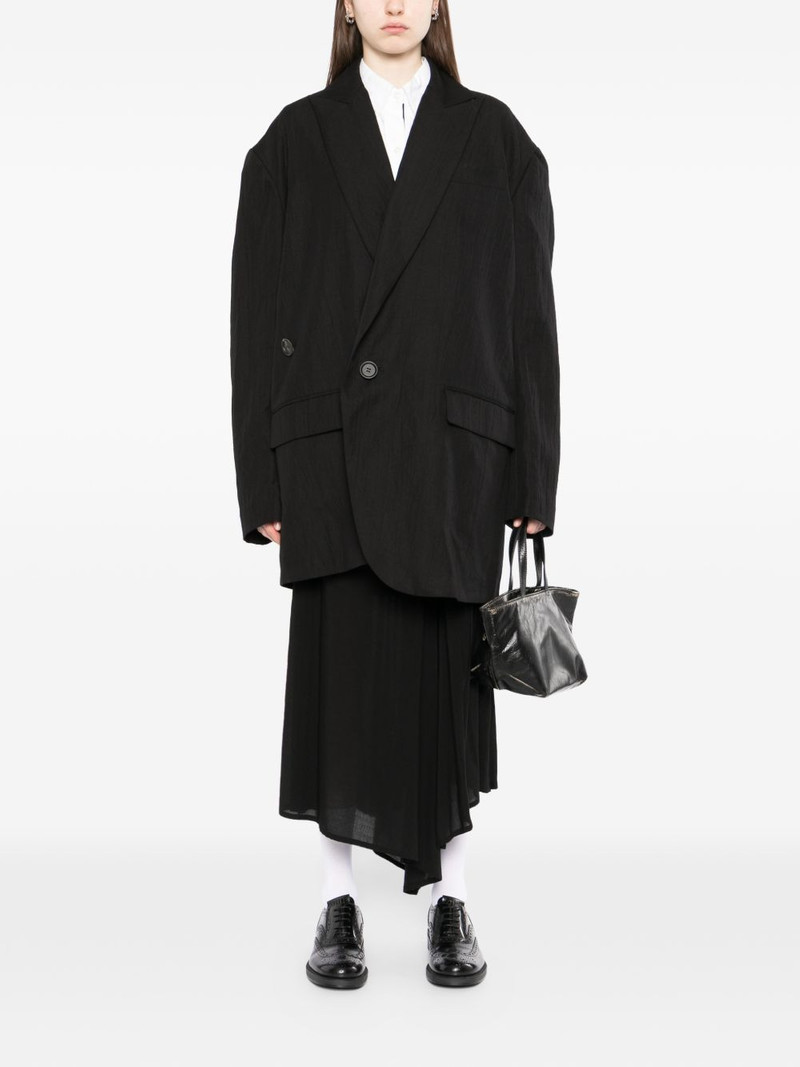Yohji Yamamoto button textured jacket outlook