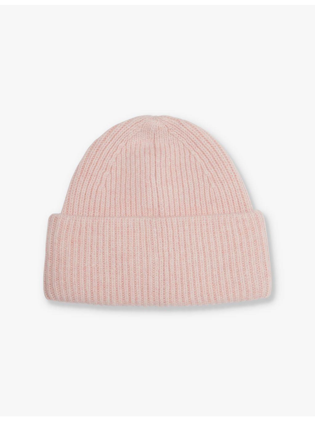 Face logo-patch wool beanie - 3