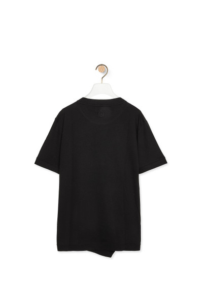 Loewe Asymmetric T-shirt in cotton blend outlook