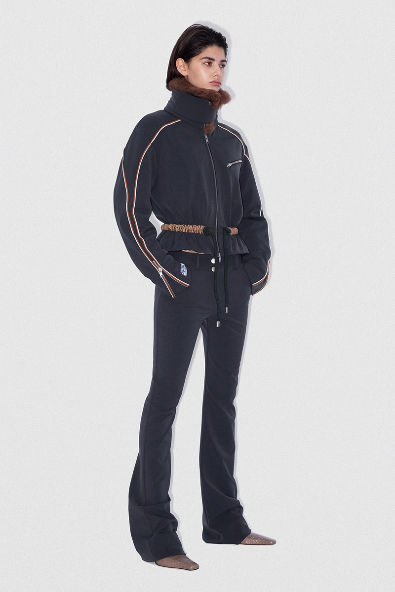 LUCA JACKET GUNMETAL STRETCH TECH TWILL 3