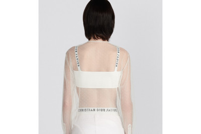 Dior Sheer Blouse with Plastron outlook