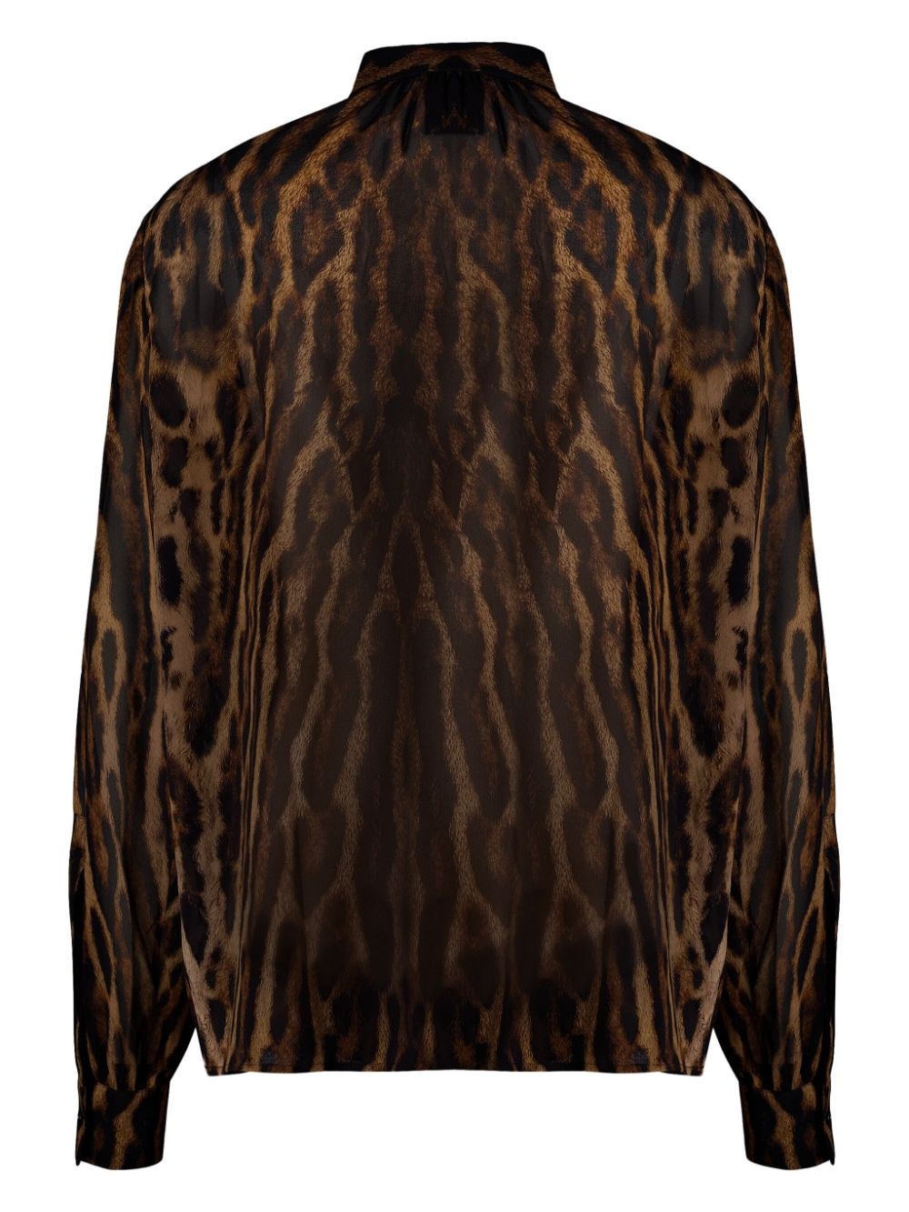 leopard-print blouse - 2