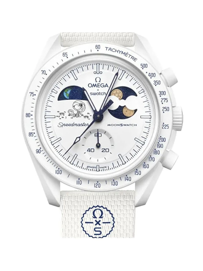 OMEGA x Swatch Moonphase bioceramic 42mm watch outlook