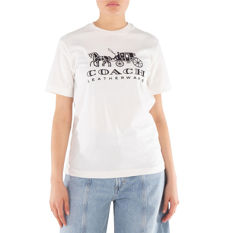 Coach Horse And Carriage Print Cotton T-Shirt - 1