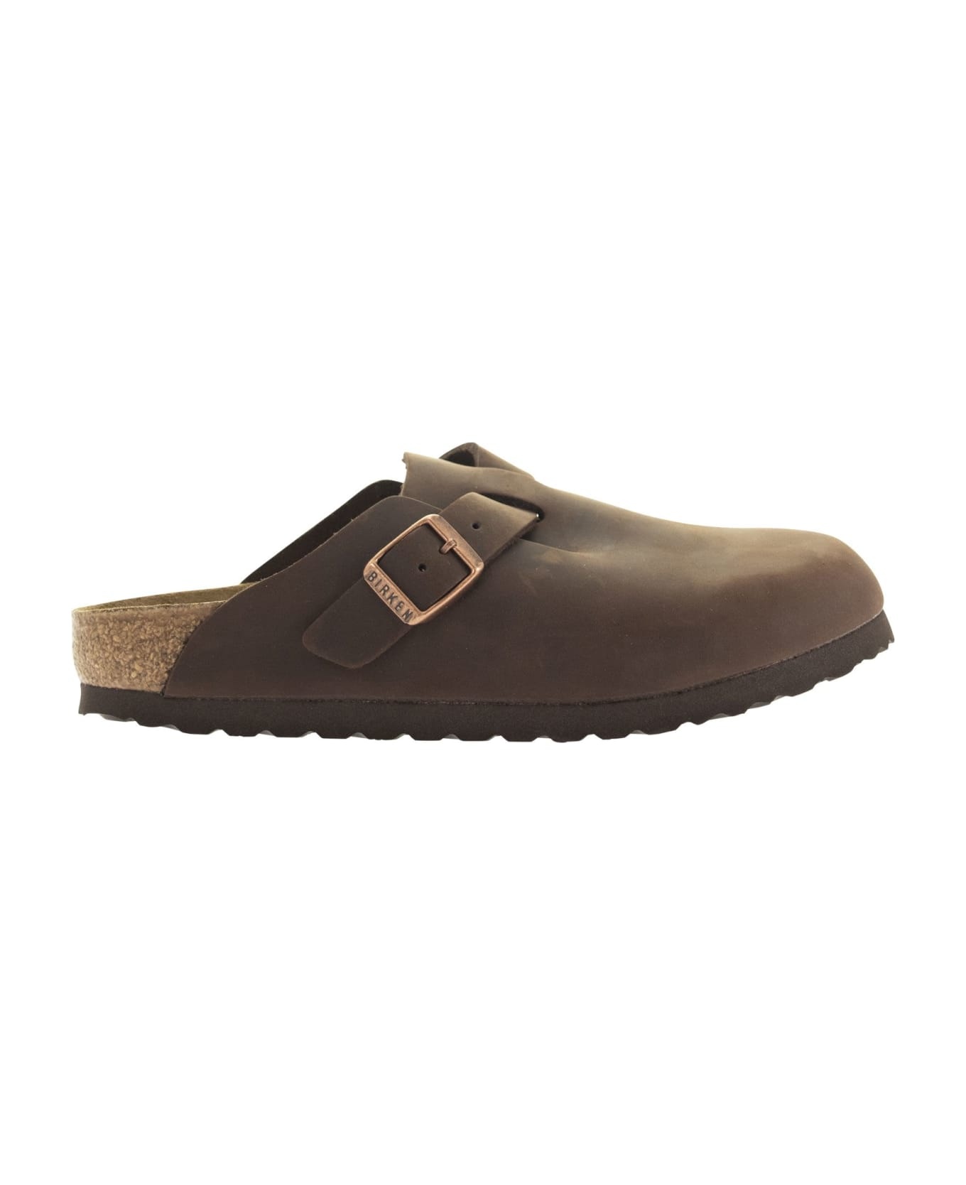 サンダル・ミュール BIRKENSTOCK SS25 BOSTON - Oiled leather sabot (860133 HBN) Boston Soft Footbed Oiled Leather | Birkenstock Footwear