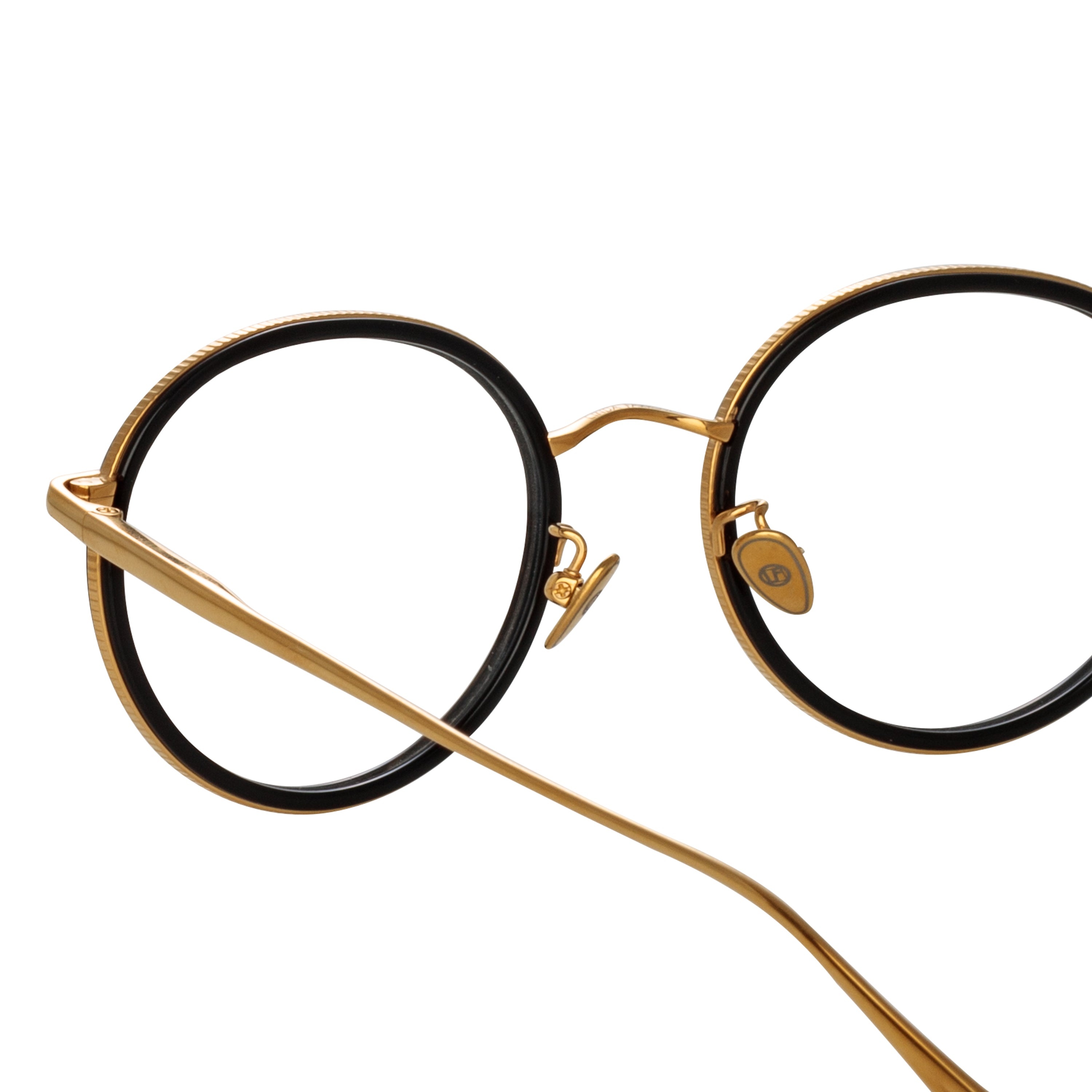 SATO OVAL OPTICAL FRAME IN YELLOW GOLD - 4