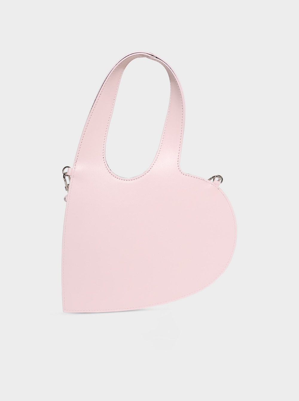 Crossbody Baby Heart Tote Bag Pink - 3