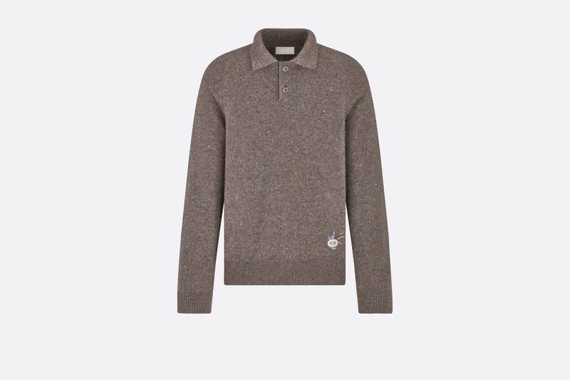 Oversized Long-Sleeved Polo Shirt 1