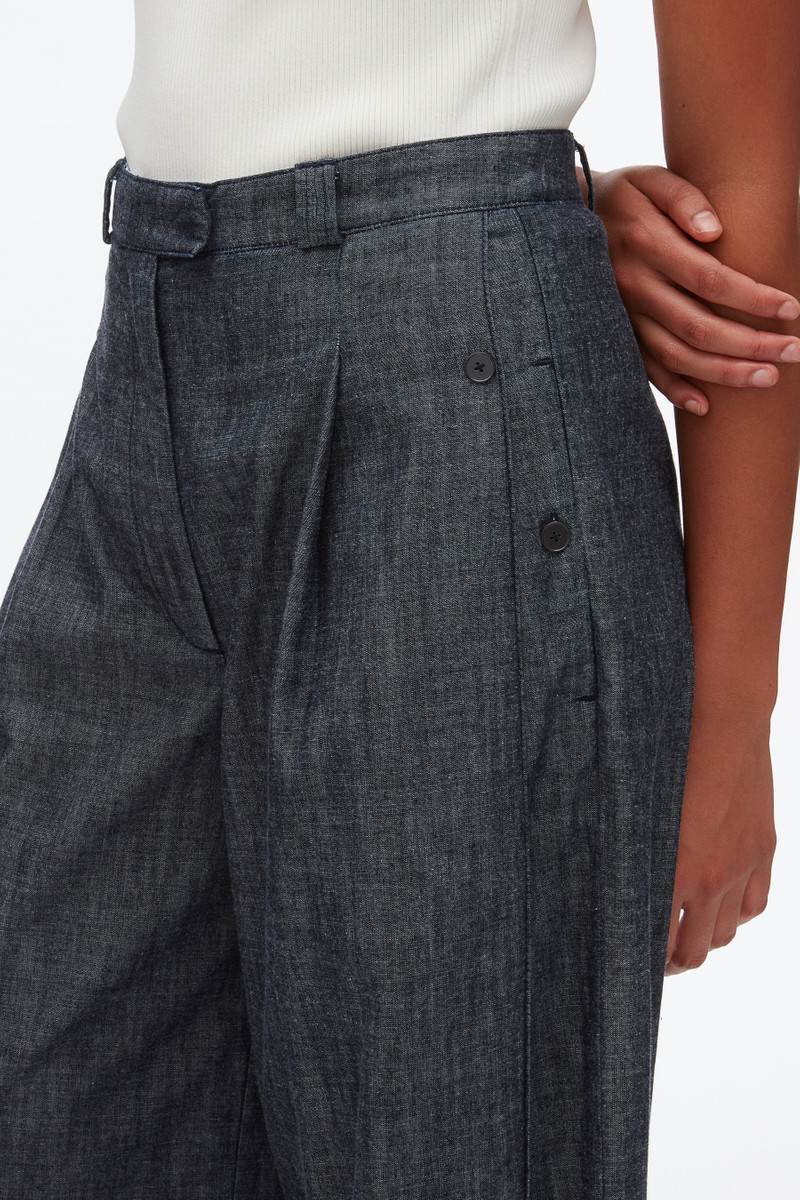 Double Pleat Wide Leg Pant 6