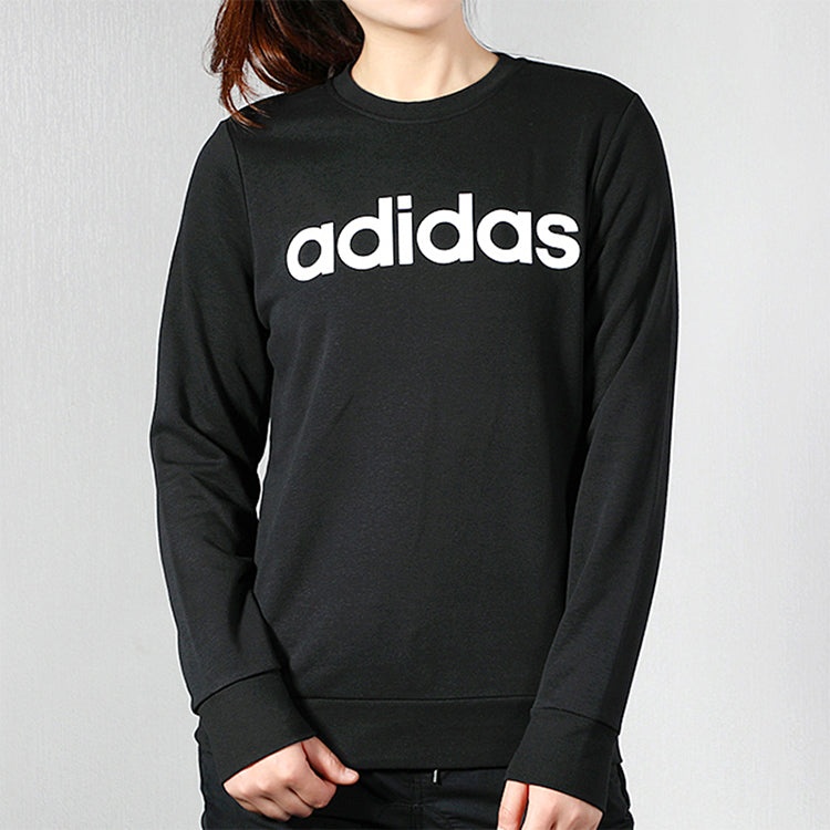(WMNS) adidas E Lin Sweaters 'Black' DP2363 - 3