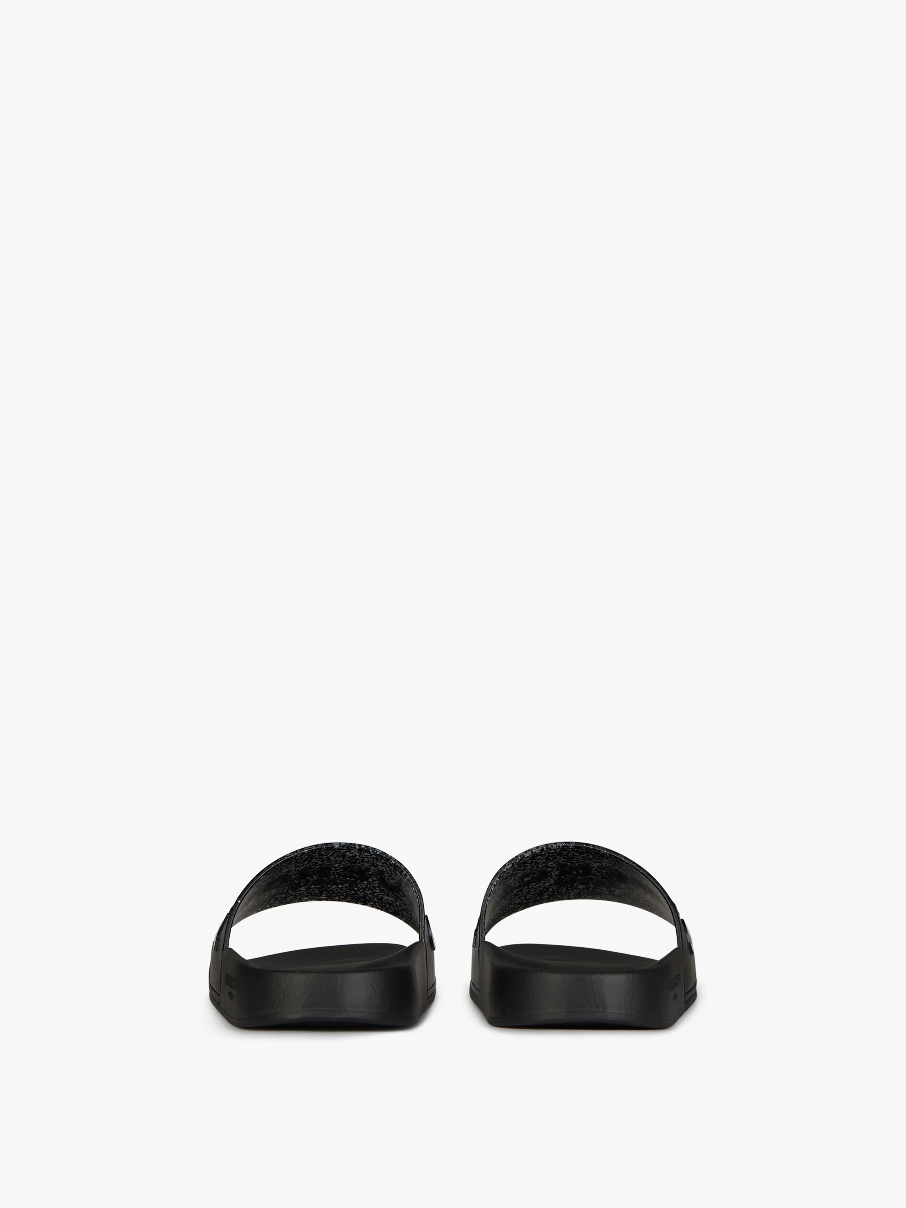 GIVENCHY PARIS SEQUINED FLAT SANDALS - 5