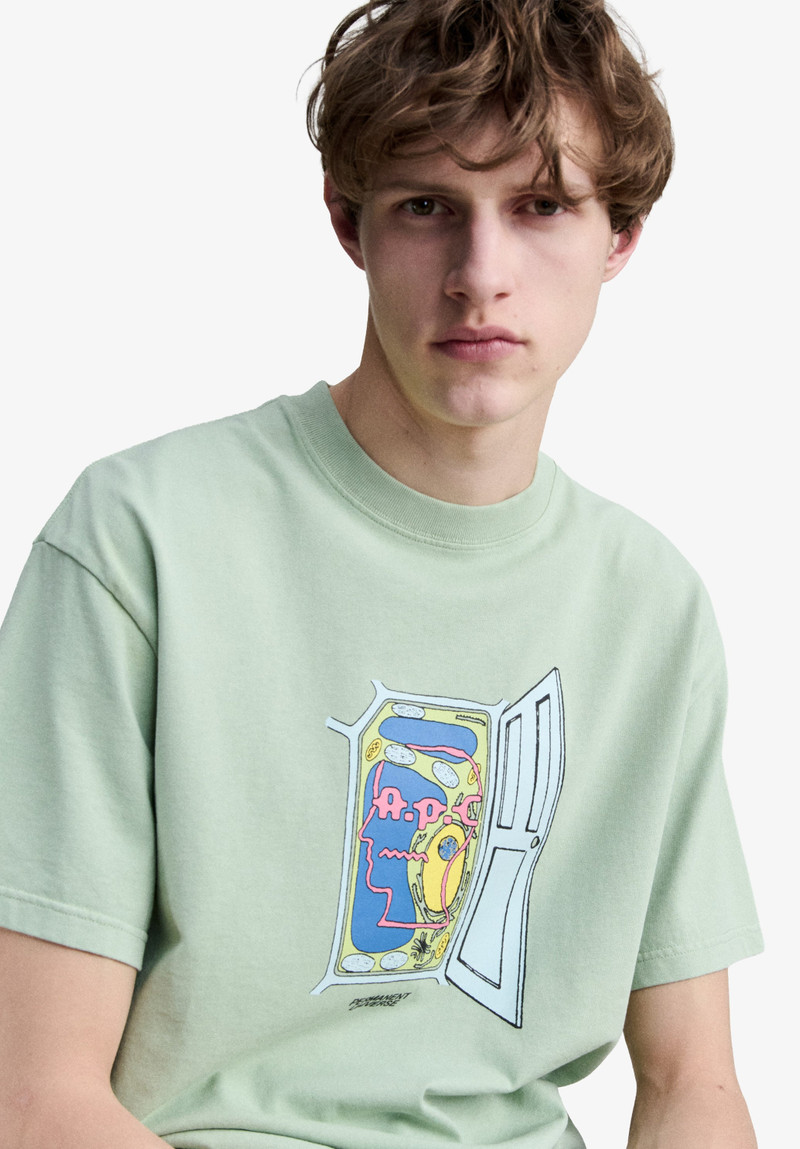A.P.C. PERMANENT UNIVERSE T-SHIRT - A.P.C. X BRAIN DEAD COLLABORATION/INTERACTION outlook
