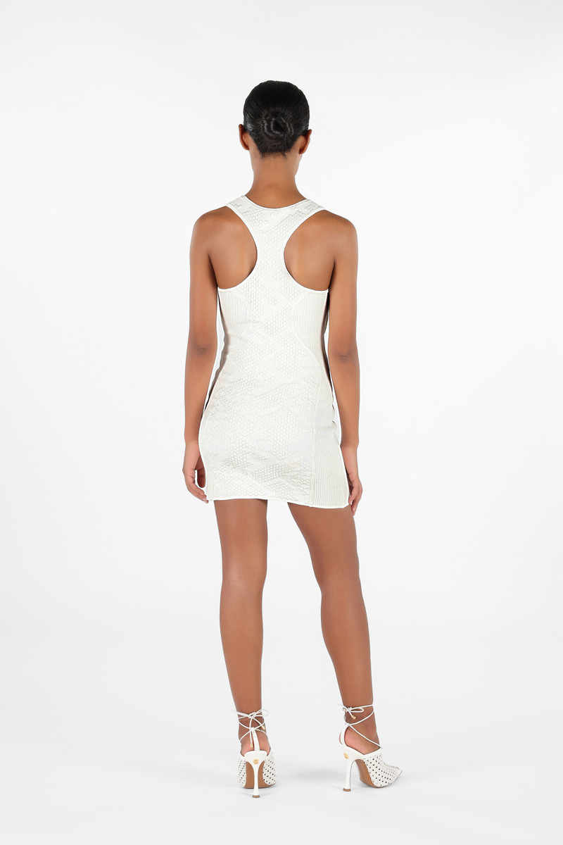 Dress with Wall Print 4