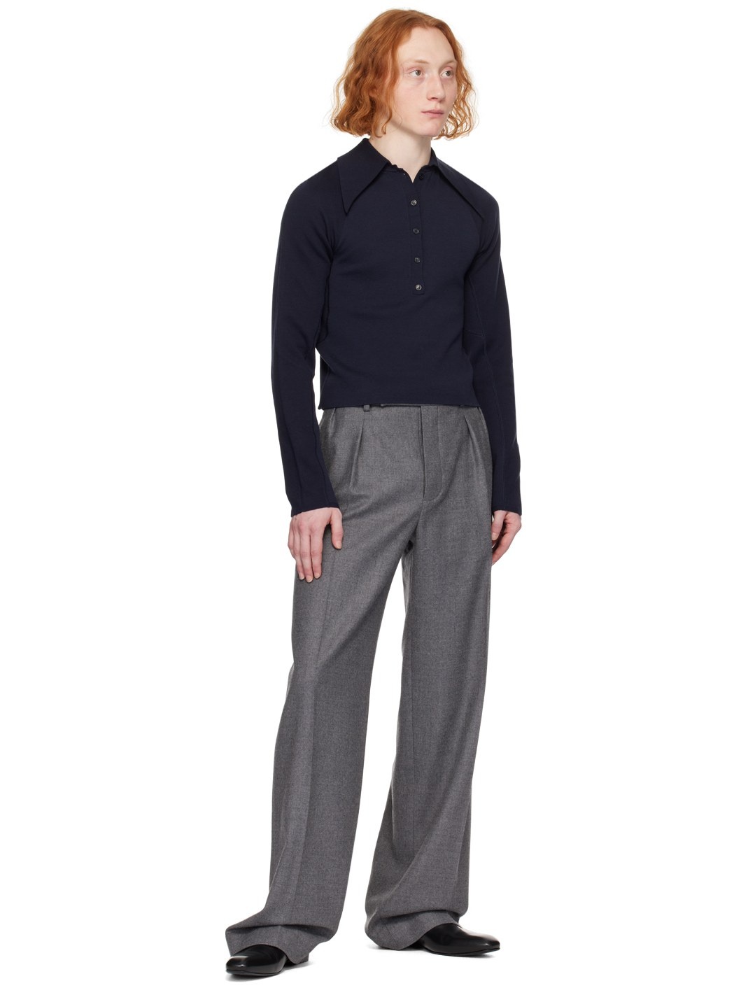 SSENSE Exclusive Navy Maxtima Polo - 4