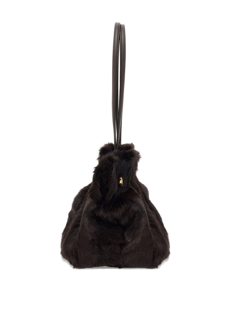 Gancini leather shoulder bag 3