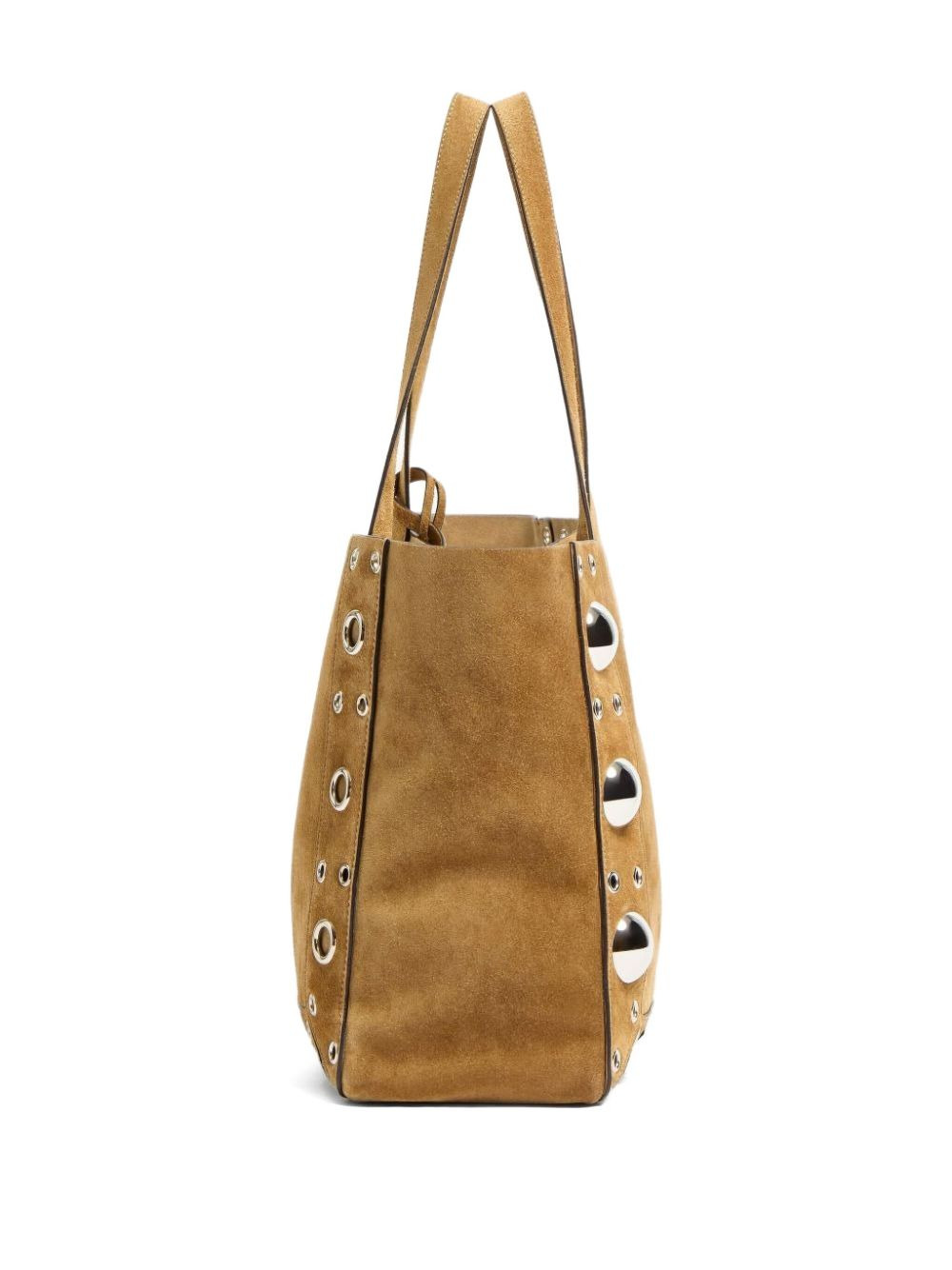 studded suede tote bag - 5