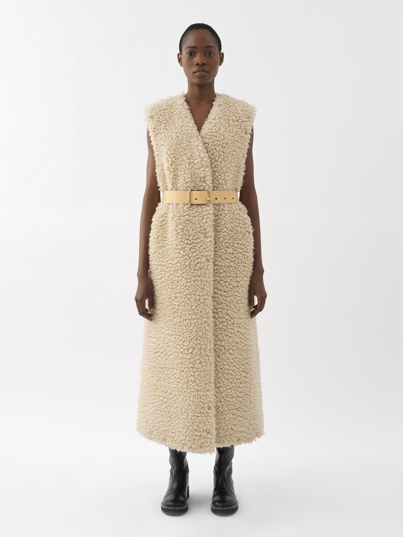 Chloé BELTED COCOON GILET outlook