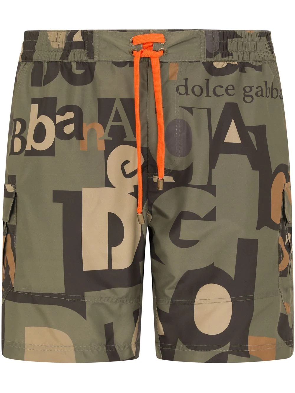 logo-print swim shorts - 1