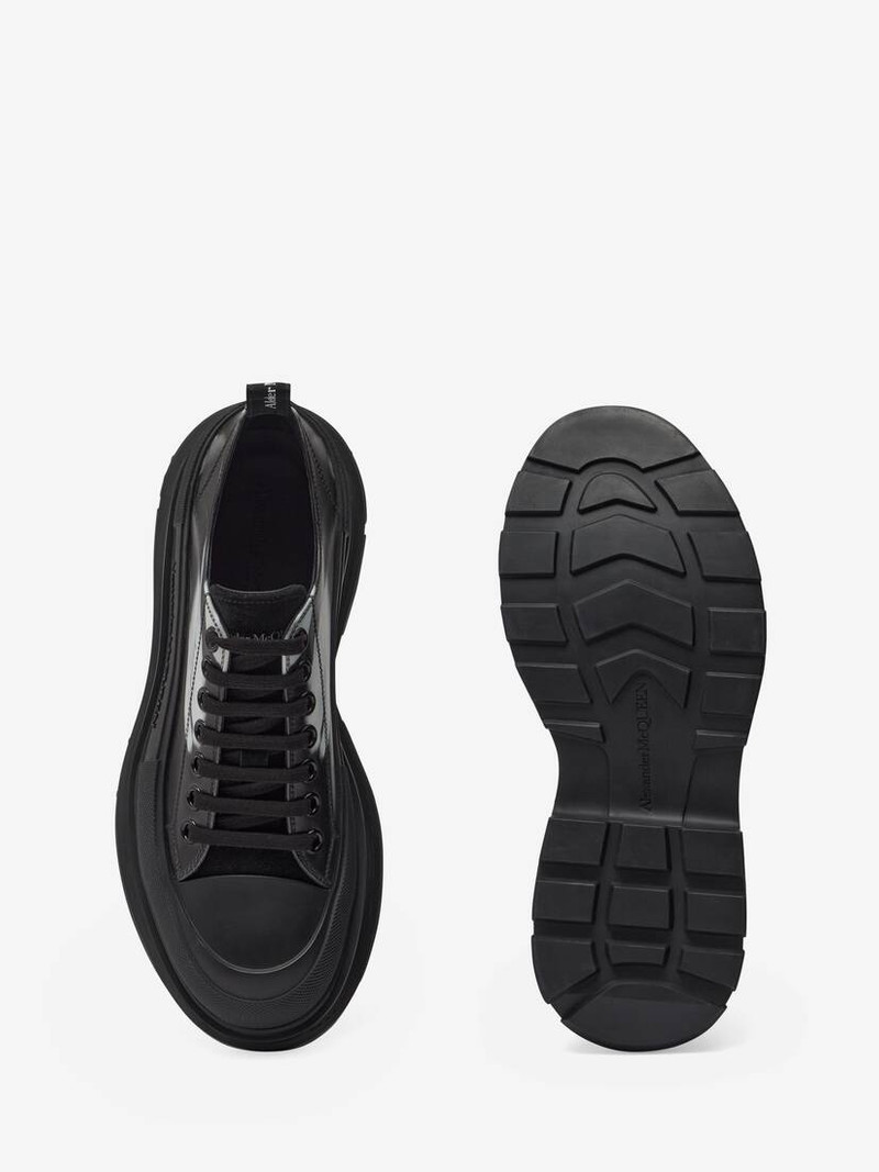 Men's Tread Slick Lace Up in Black/white 4