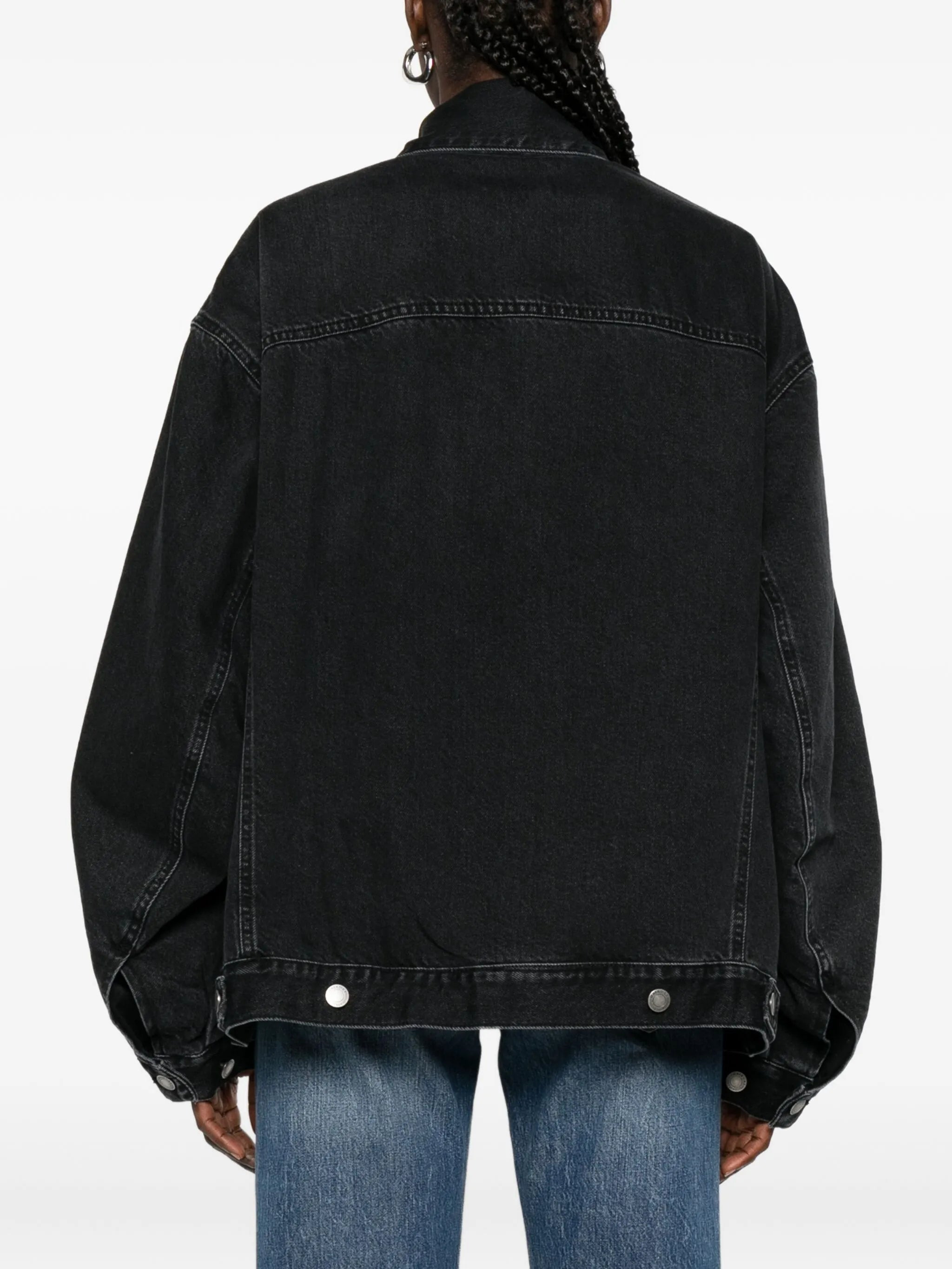 Haikure Button-fastening Denim Jacket - 2