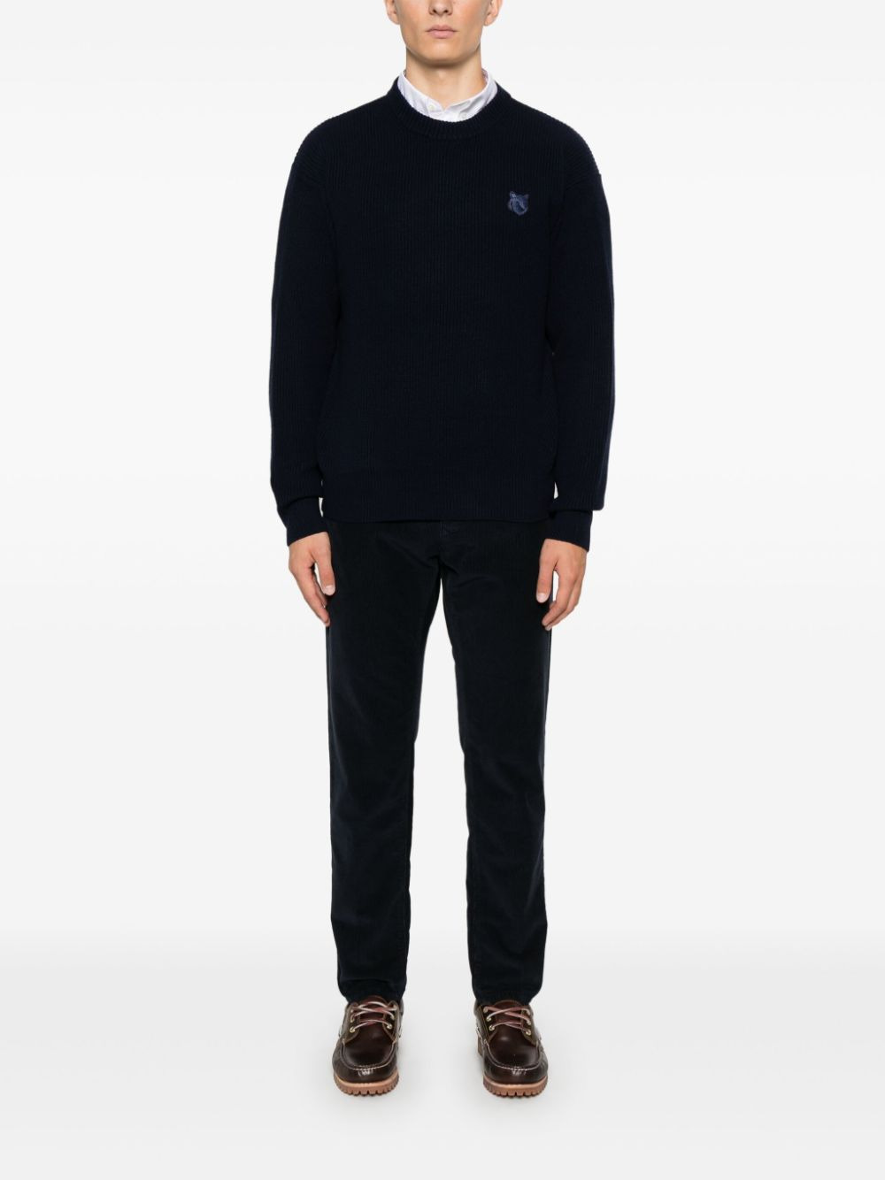 Fox Head Wool Jumper - 5