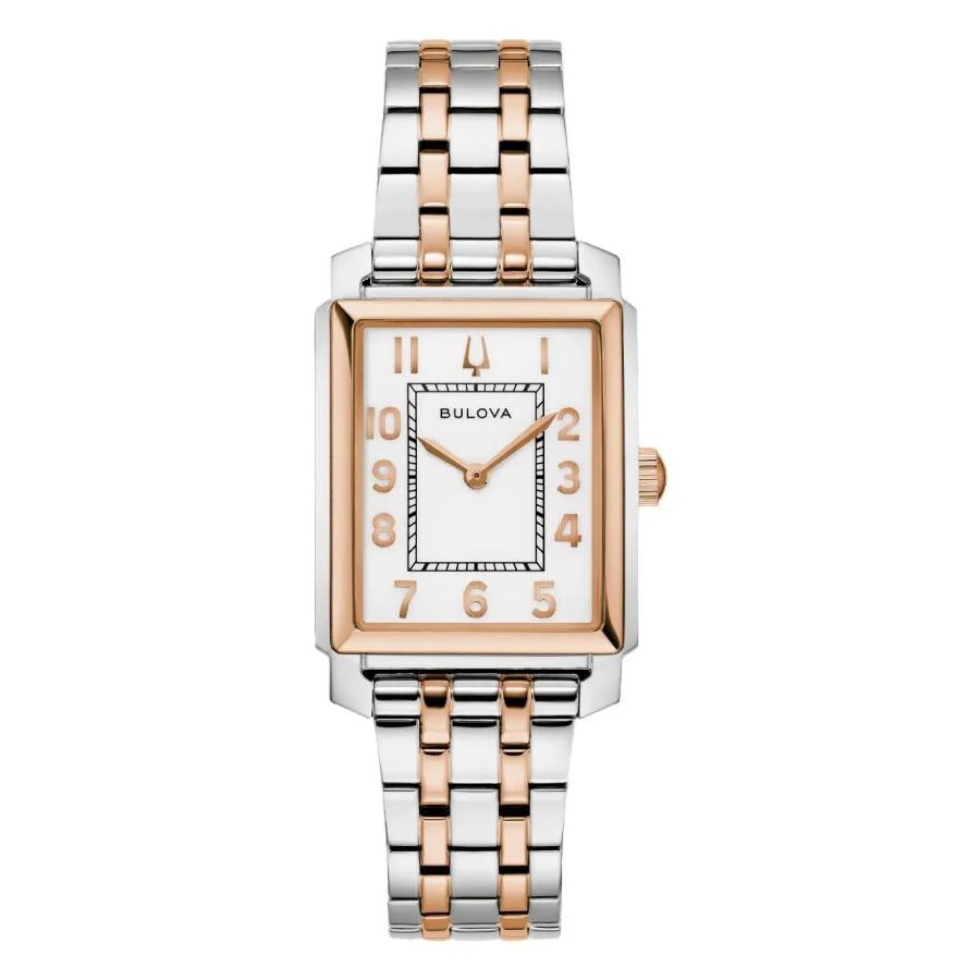 Bulova Sutton Quartz White Dial Ladies Watch 98L328 - 1
