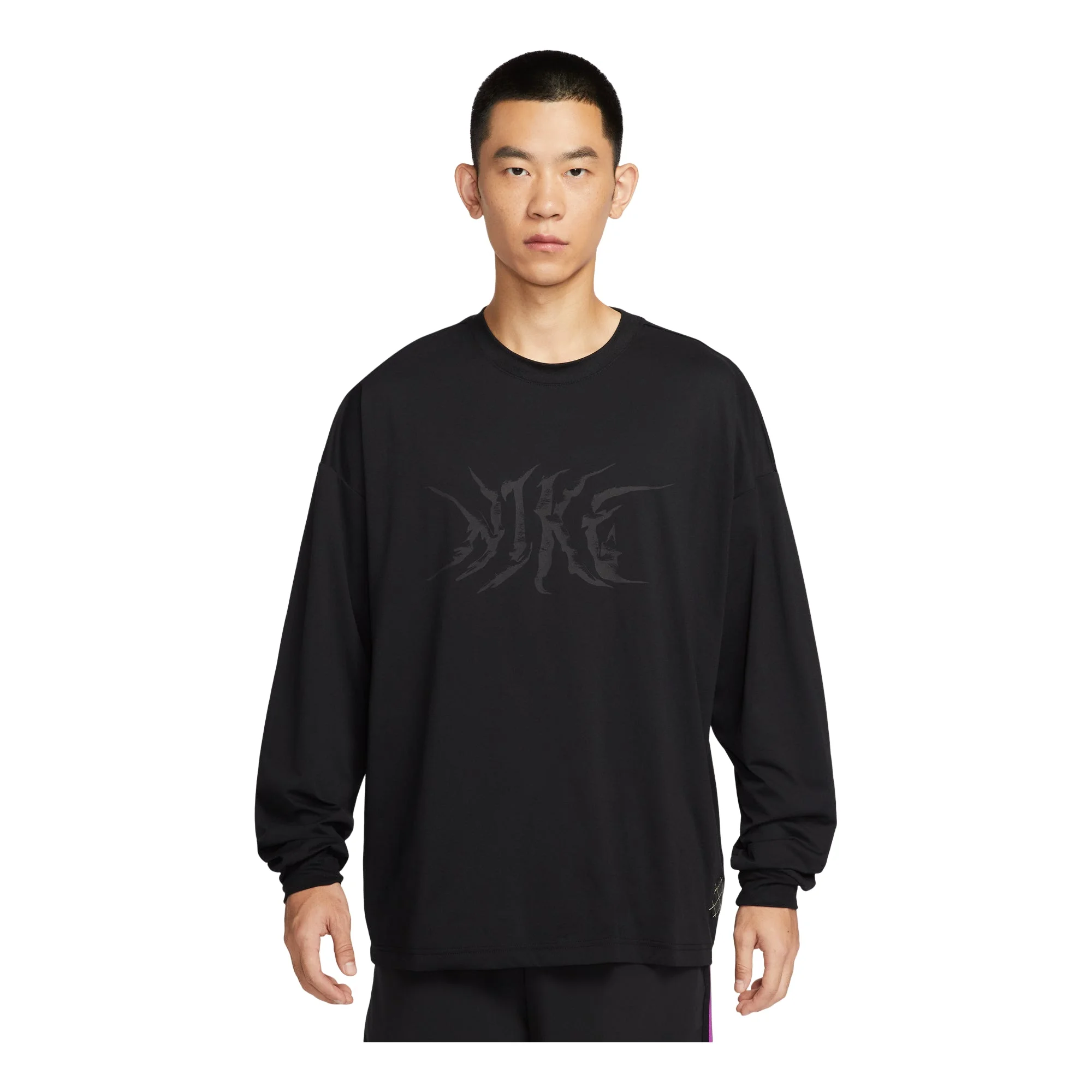 Nike Street Dri-Fit Long-Sleeve T-shirt 'Black' HV3344-010 - 1