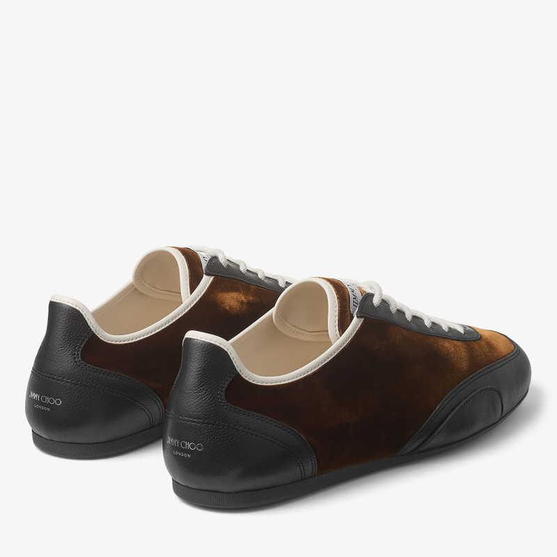 JIMMY CHOO Sunny M
Bronze Mix Leather and Velvet Low Top Trainers outlook