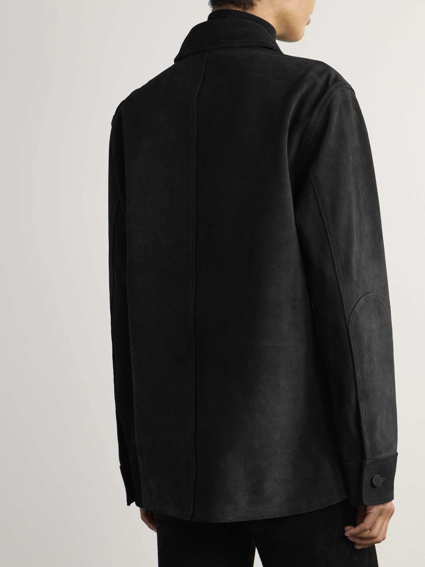 Irene suede shirt Black - 4