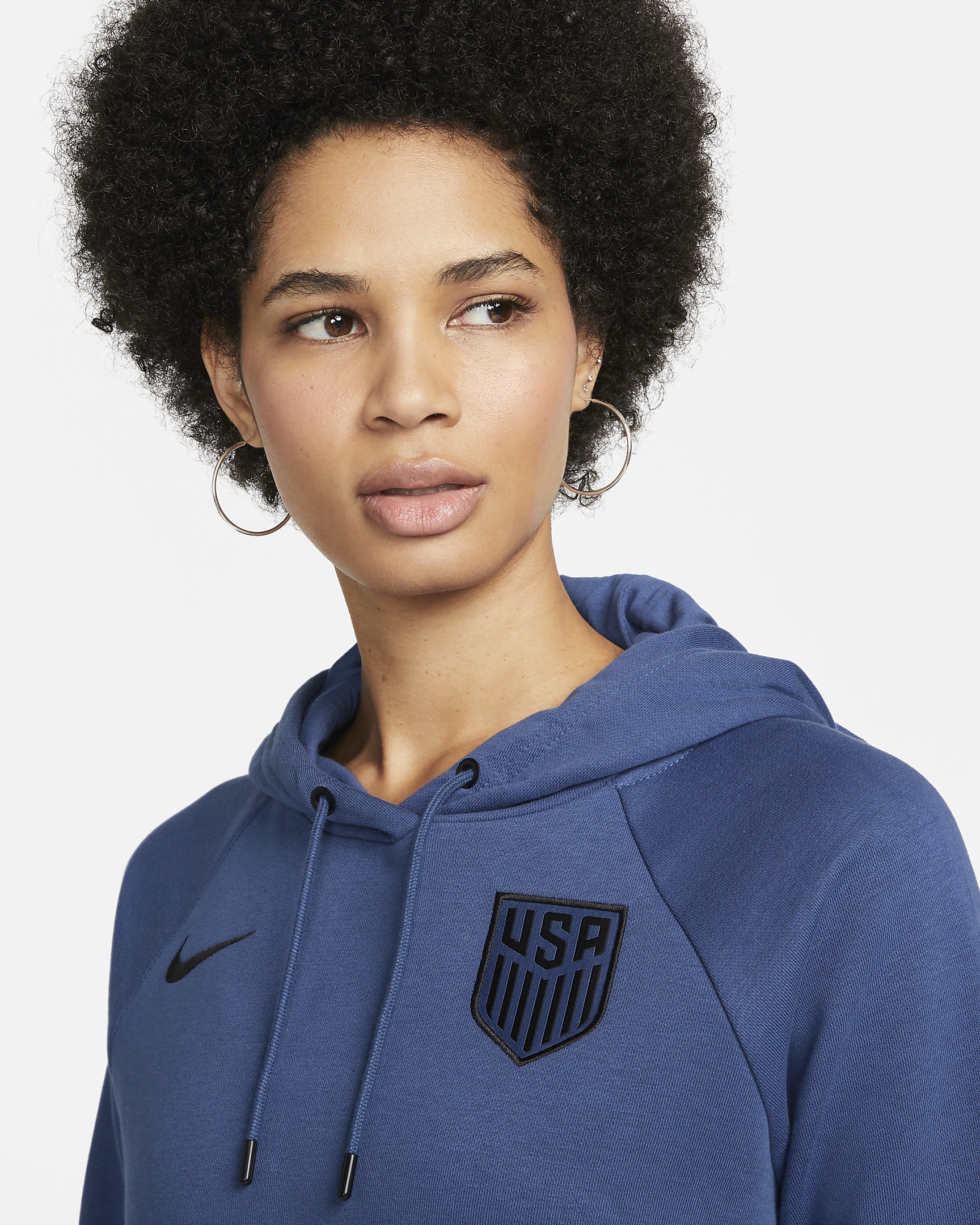 Nike Women's U.S. Pullover Fleece Soccer Hoodie - 3