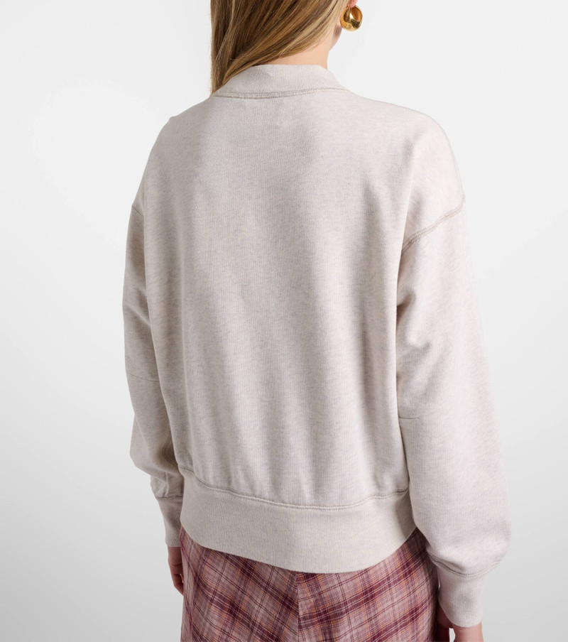 Moby logo cotton-blend sweatshirt 6