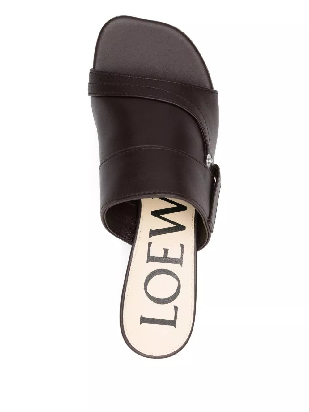LOEWE panta leather mules - 4