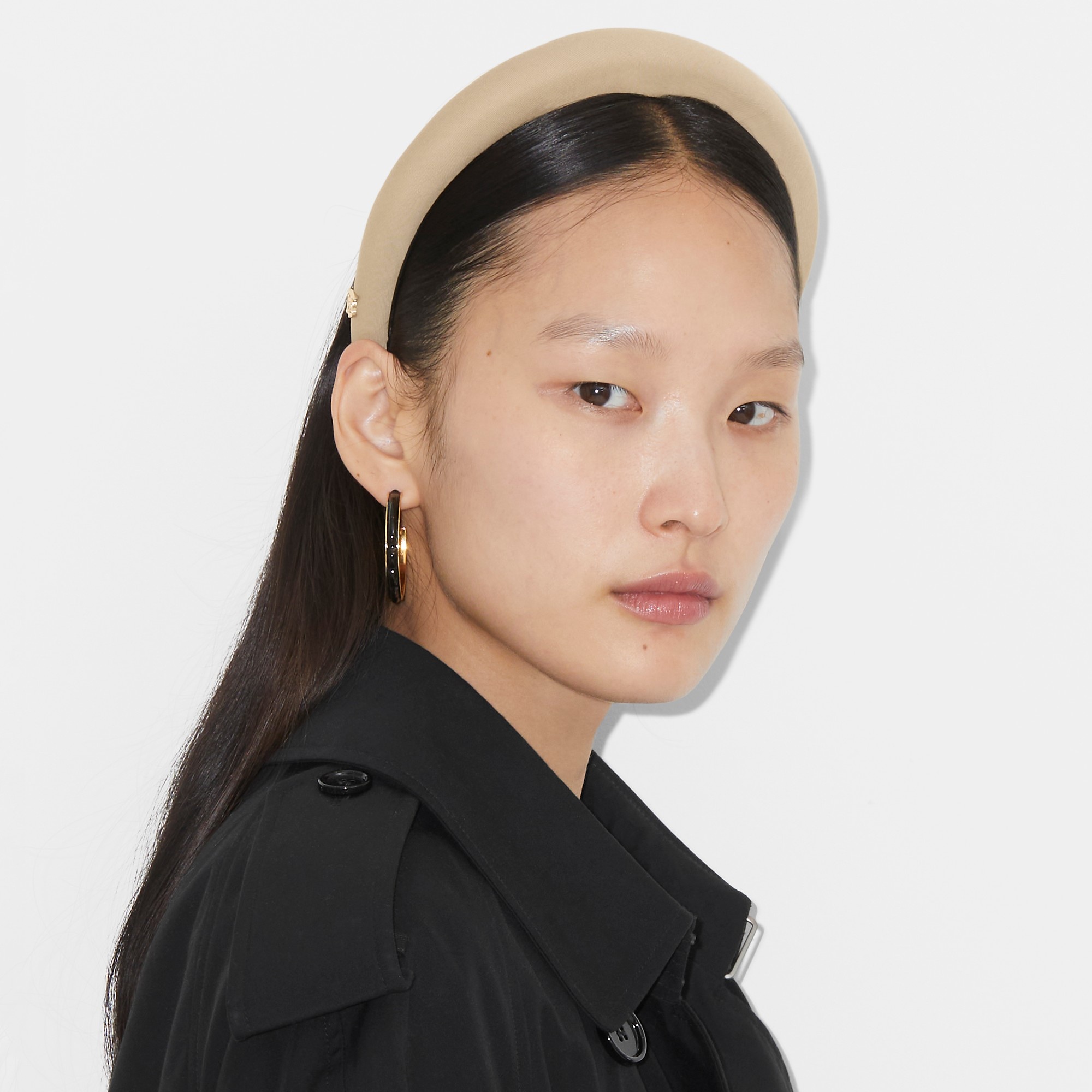 Monogram Motif Tropical Gabardine Hairband - 4